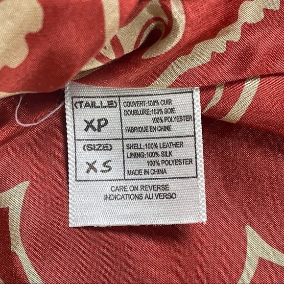 June leather jacket with velvet and stitches decorative details - Picture 8 of 12